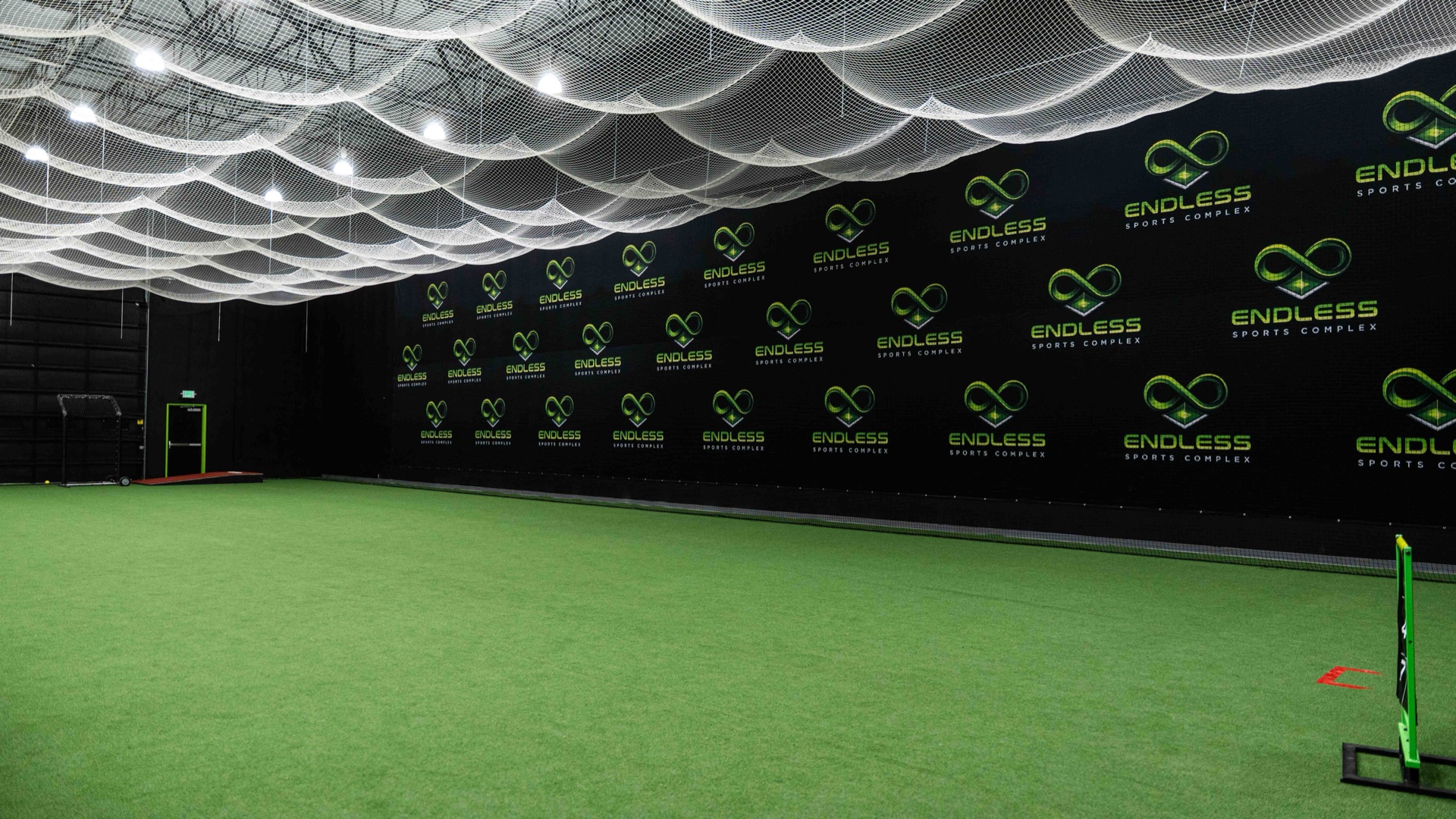 100-foot indoor turf field at Endless Sports Complex