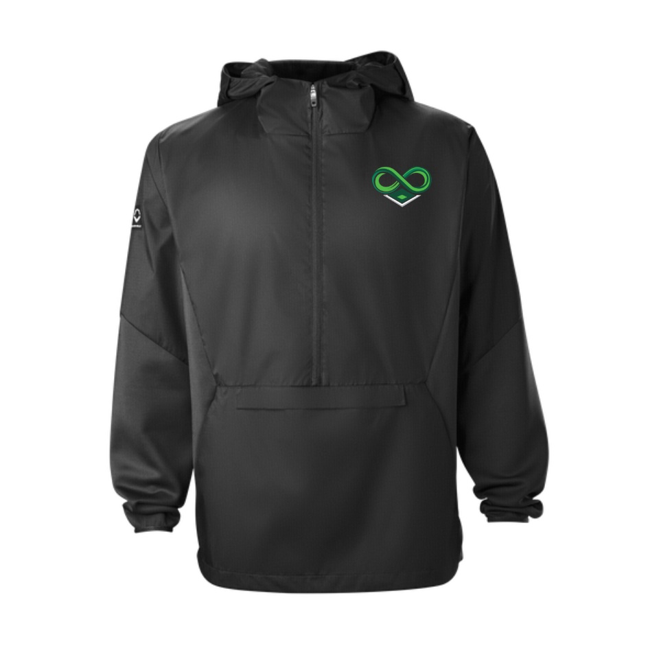 Men's Anorak 1/2 Zip – Black
