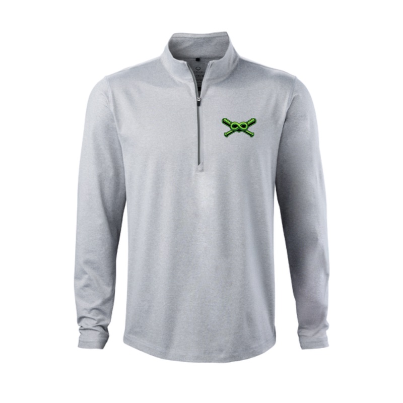 Men’s Daybreak Lightweight 1/4 Zip – Light Grey Heather