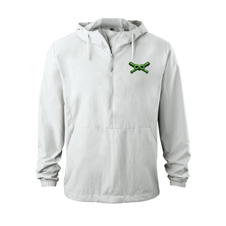 Men’s Half Zip Shell Jacket – Light Grey