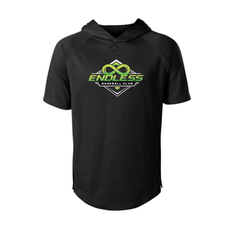 Men's Lightweight Short Sleeve Hoodie 2.0 – Black Heather