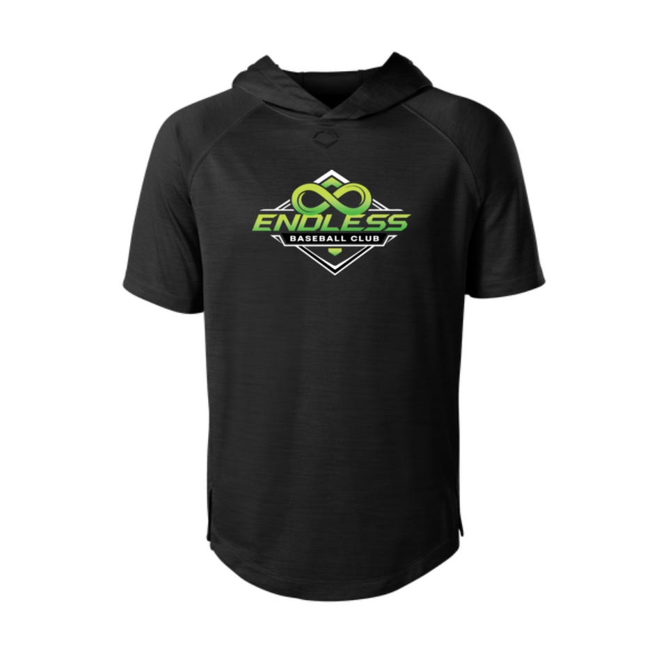 Men's Lightweight Short Sleeve Hoodie 2.0 – Black Heather