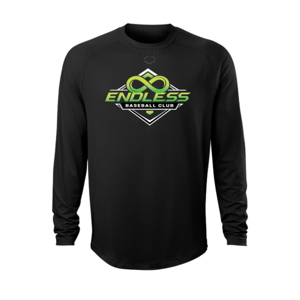 Men's Pro Team Long Sleeve Training Tee 3.0 – Black