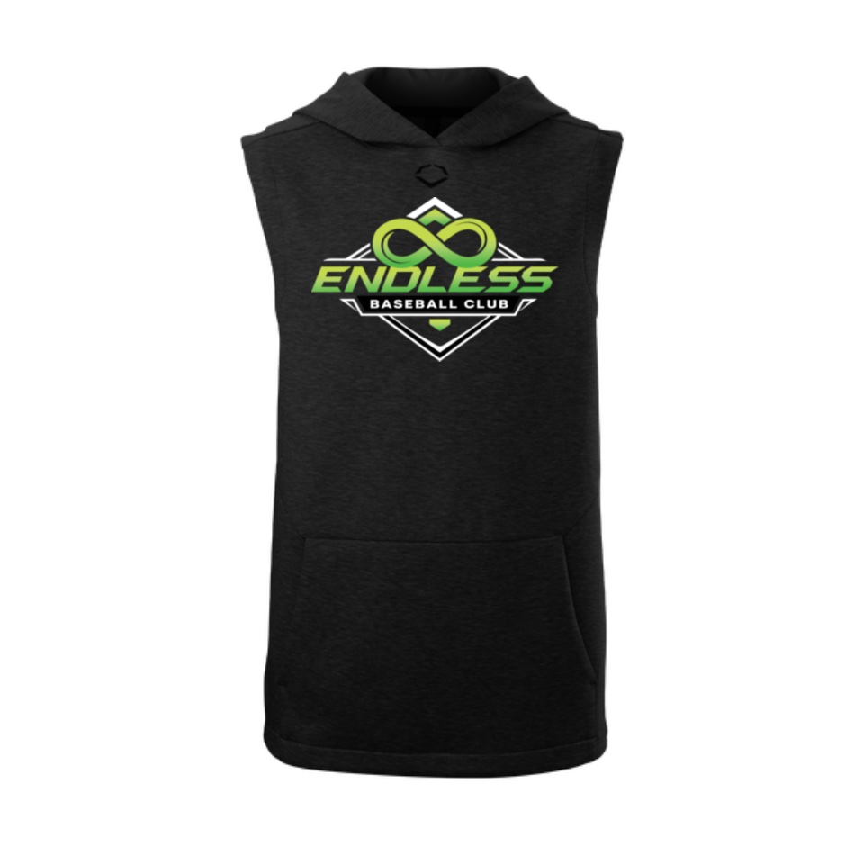 Men’s Sleeveless Hoodie 2.0 – Black