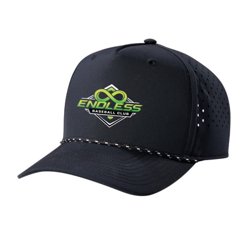 Performance Trucker Rope Hat – Black