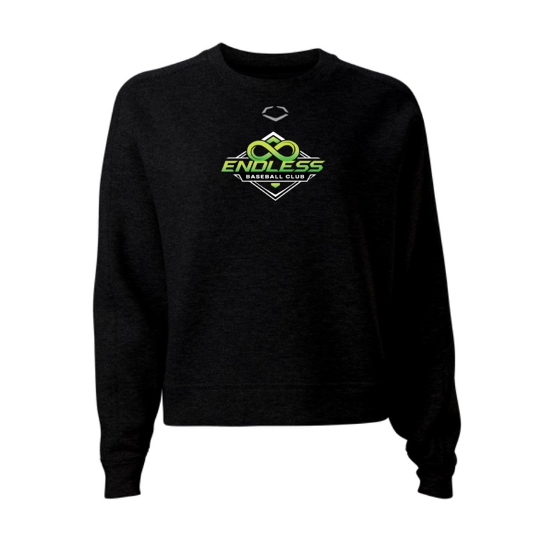 Women's Crop Sweatshirt – Black