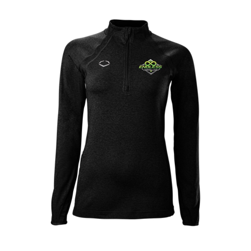 Women's Lightweight 1/4 Zip – Black
