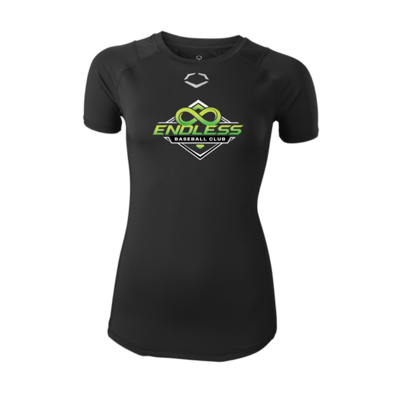 Women’s Season Ready Fitted Short Sleeve Shirt – Black