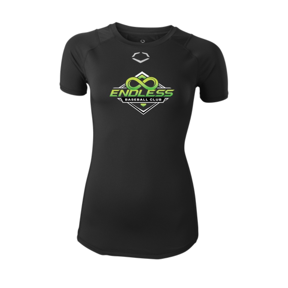 Women’s Season Ready Fitted Short Sleeve Shirt – Black